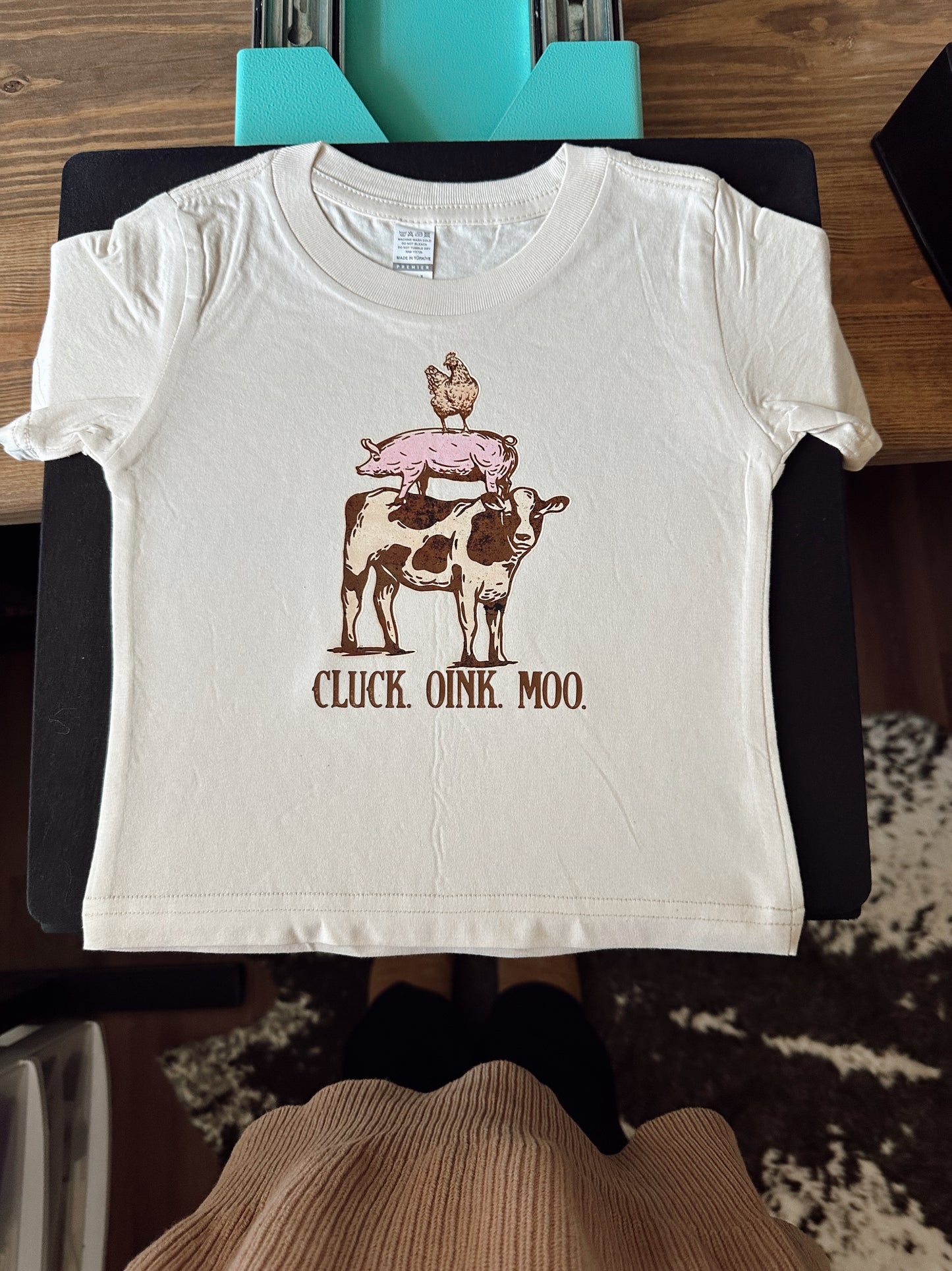 Cluck. Oink. Moo. Kids