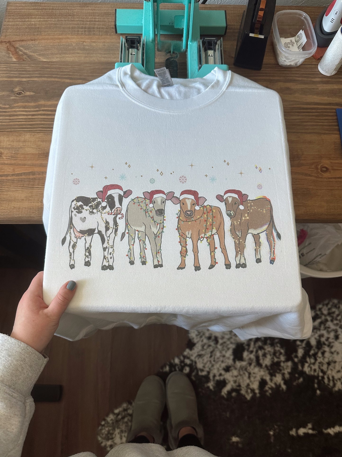 Christmas Cows