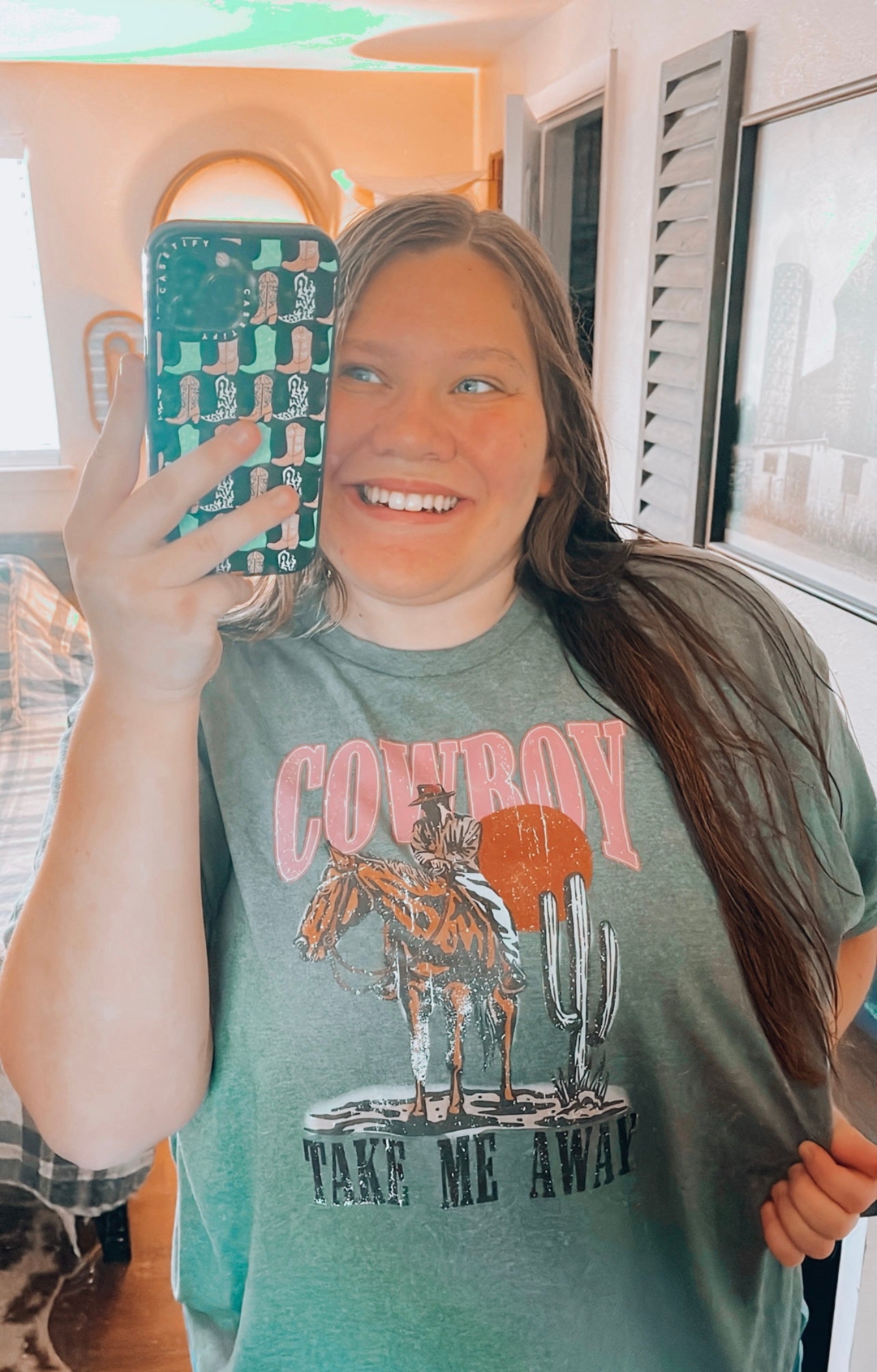 Cowboy Take Me Away Tee