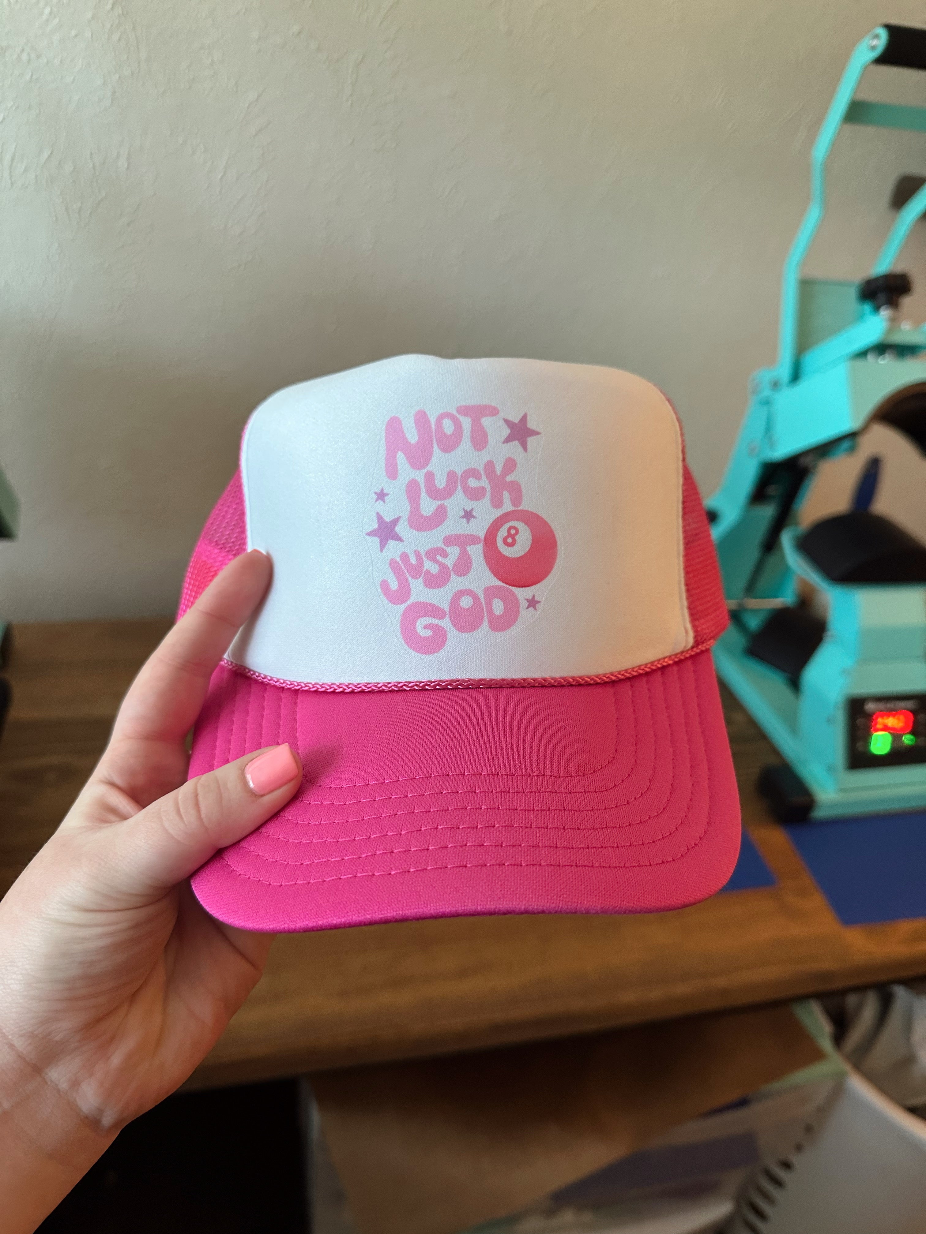 Just God Trucker Hat
