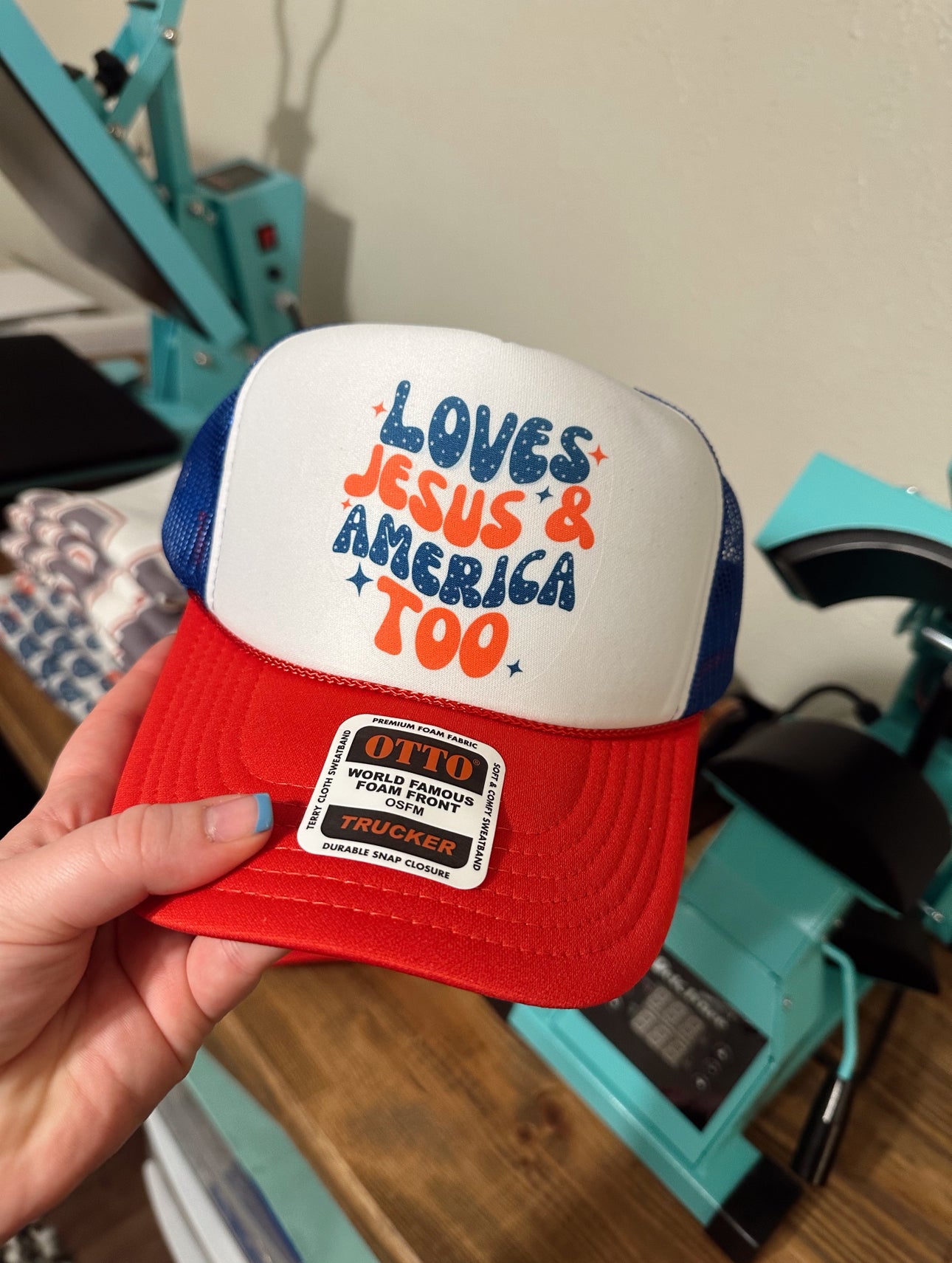 Loves Jesus & America Hat