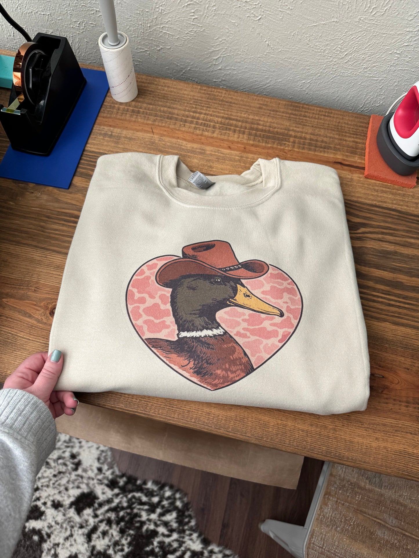 Cowboy Mallard Valentine