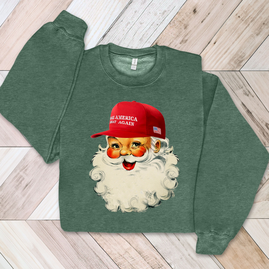 MAGA Santa CREWNECK